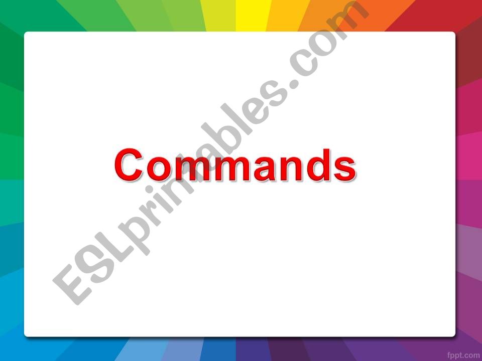 Commands powerpoint
