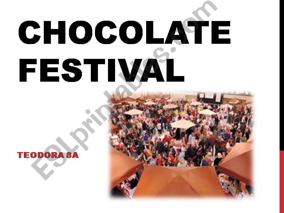 CHOCOLATE FESTIVAL powerpoint