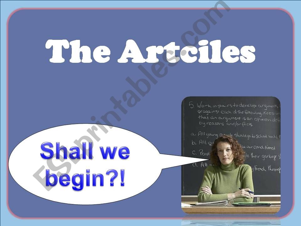 Articles powerpoint