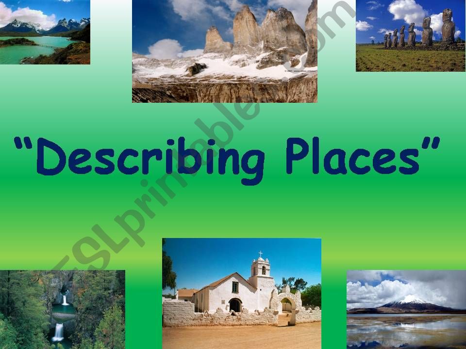 Describing places powerpoint