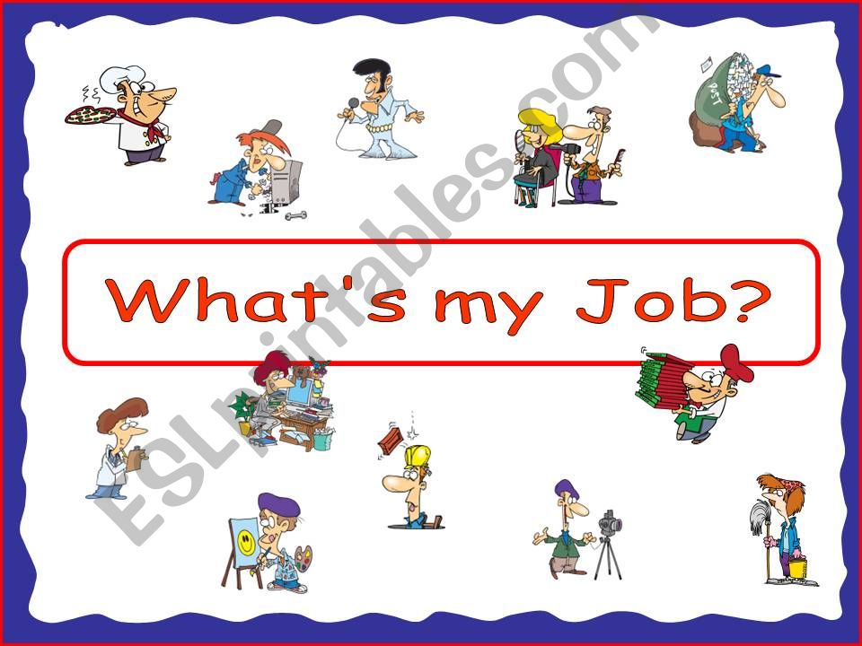 Whats my Job? powerpoint