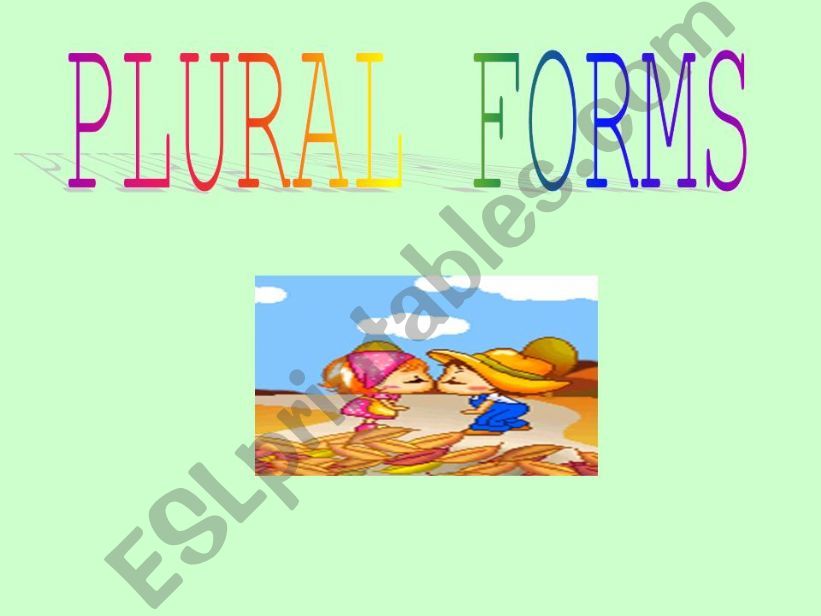 Plural Forms powerpoint