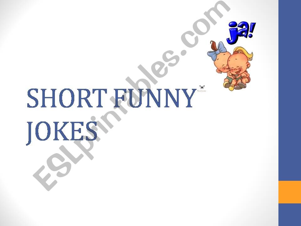 Short Funny Jokes powerpoint