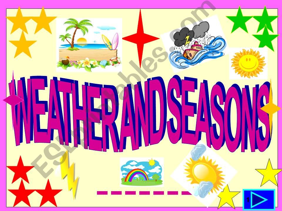 Weather and seasons powerpoint
