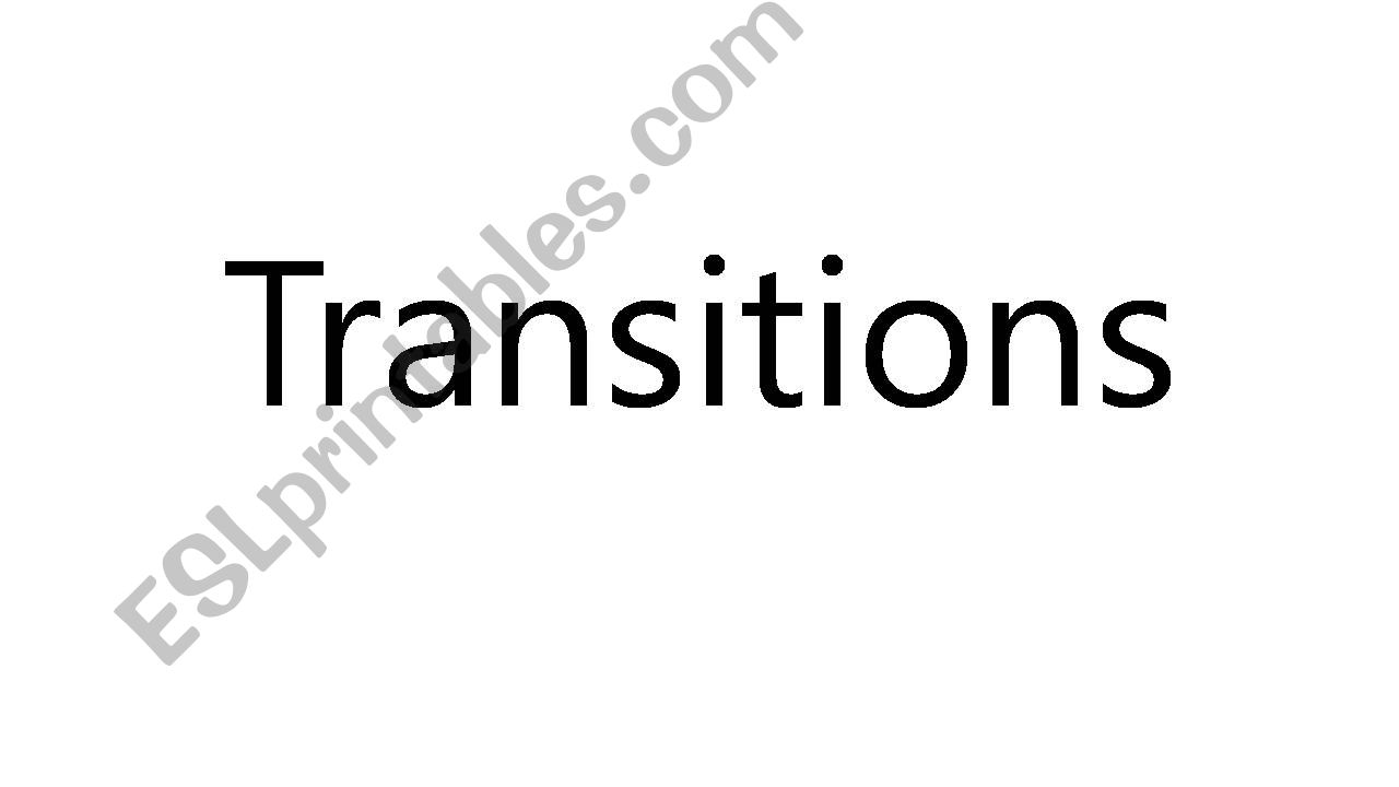 Transition PowerPoint powerpoint