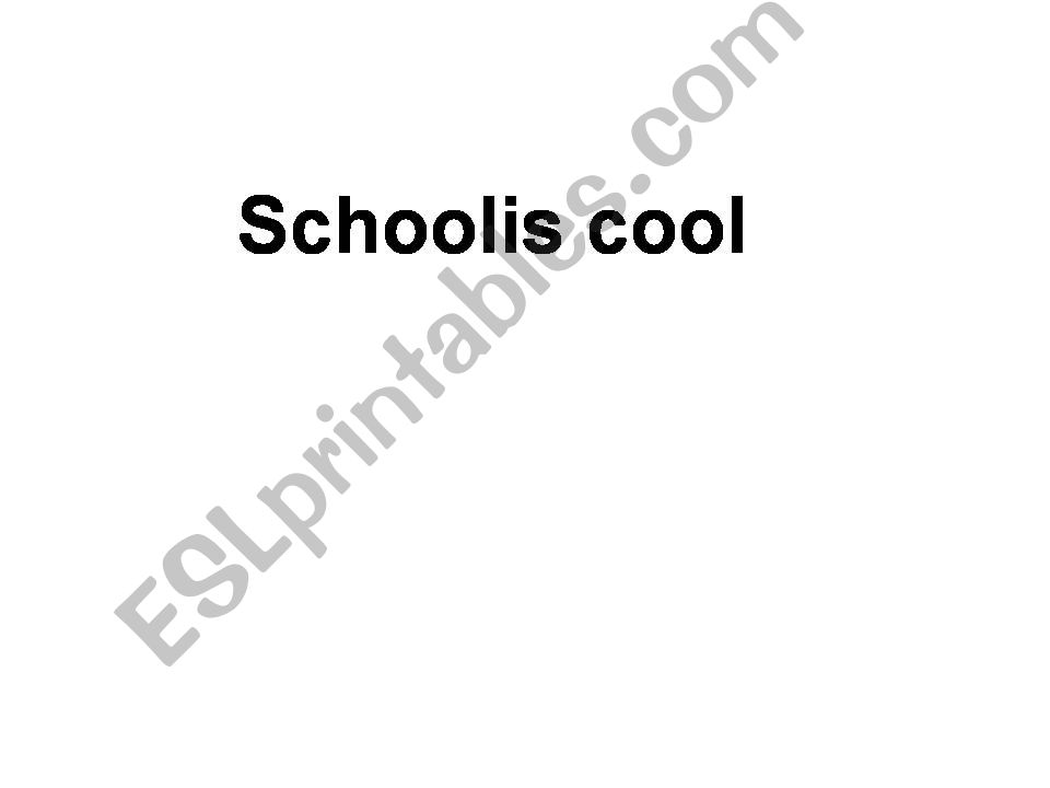 Classrooms and activities powerpoint