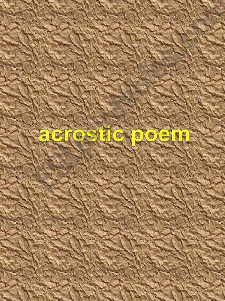 acrostic poem powerpoint