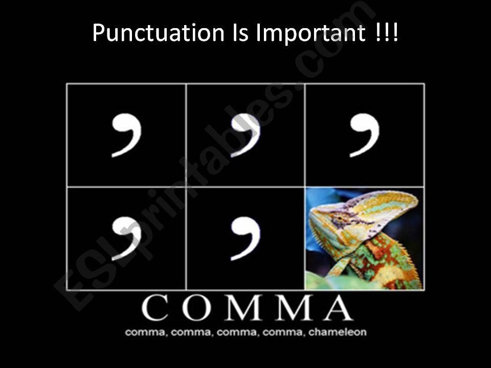 Punctuation Is Important powerpoint