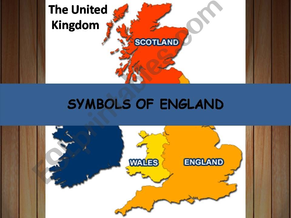 Symbols of England powerpoint