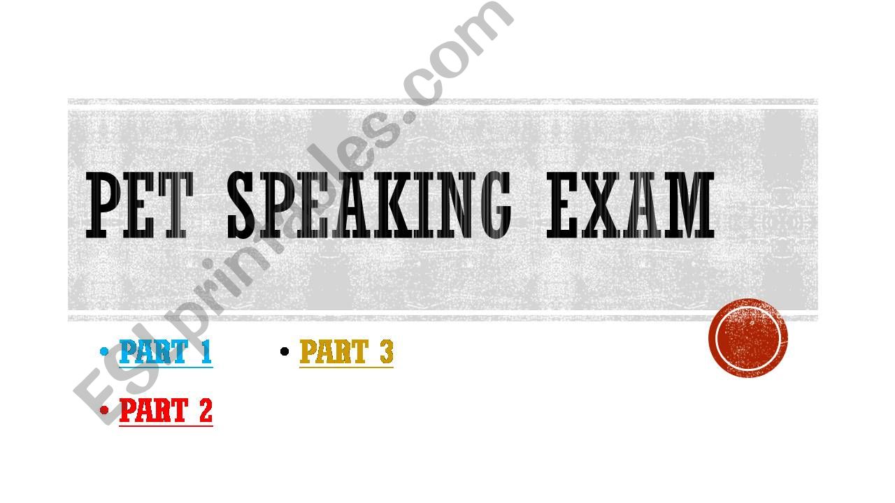 B1 SPEAKING TIPS powerpoint