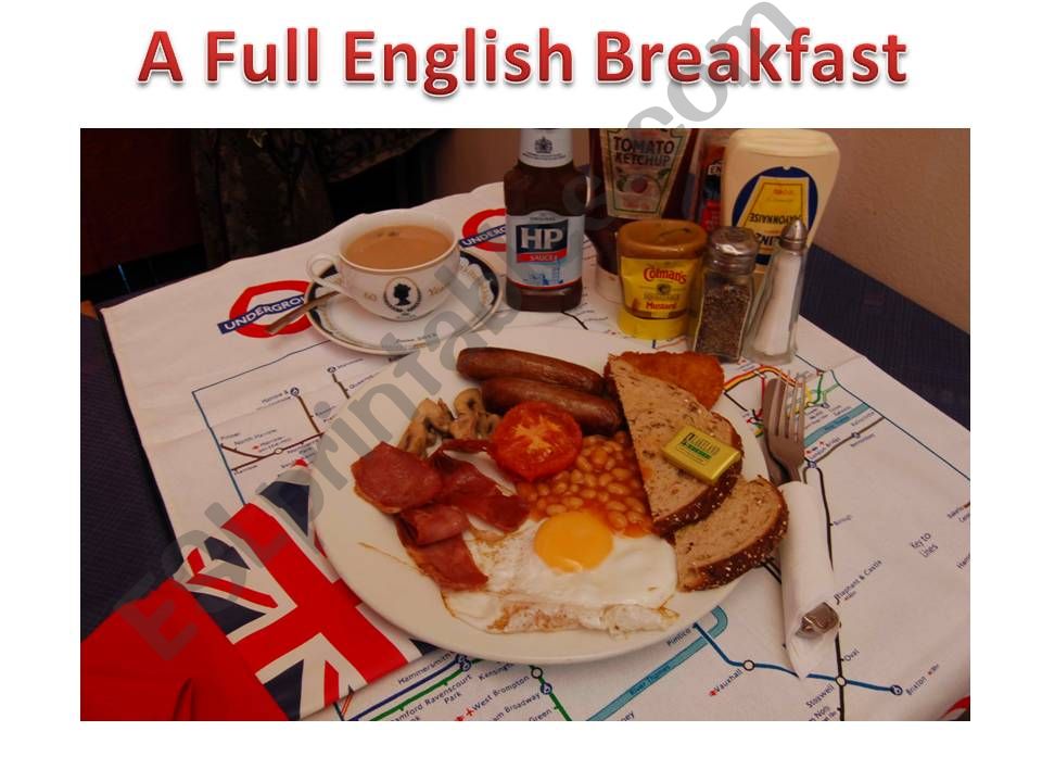 A Full English Breakfast Powerpoint 