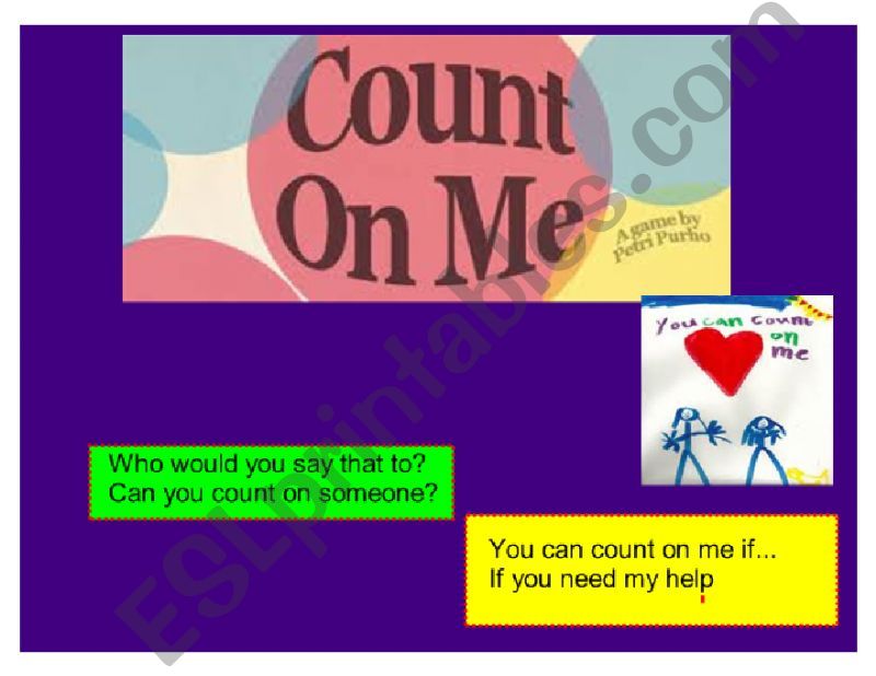 Count on me by Bruno Mars powerpoint