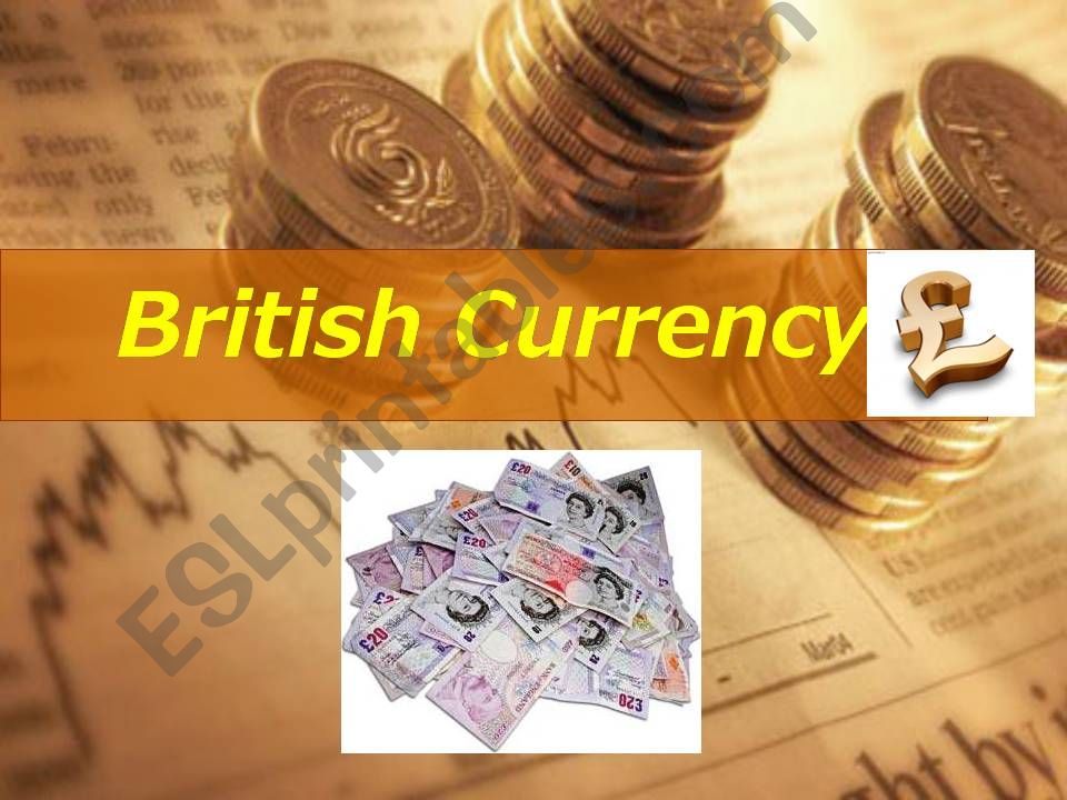 British Currency powerpoint