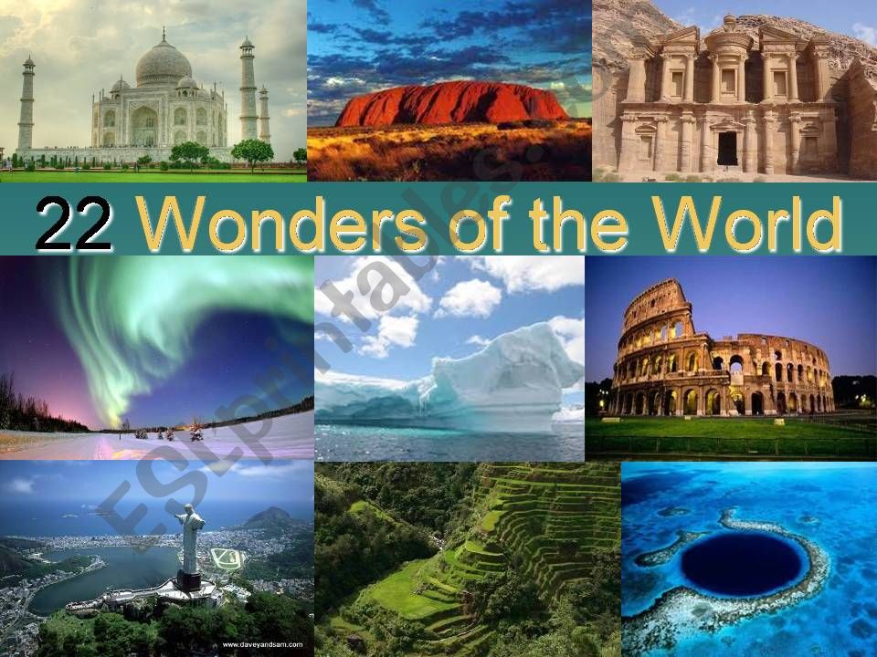 wonders of the world powerpoint
