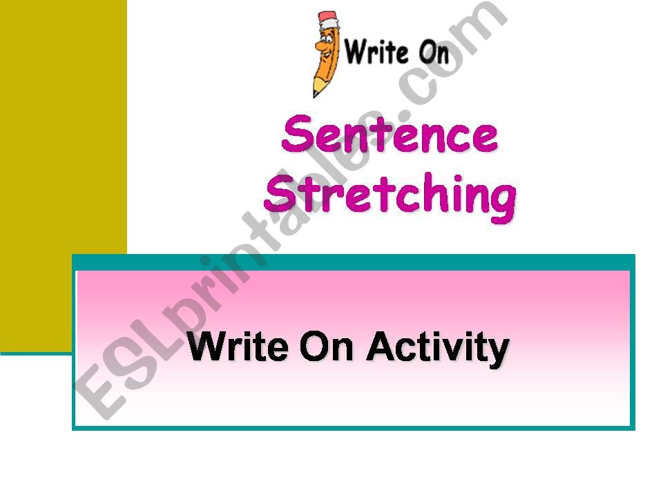 stretching sentences powerpoint