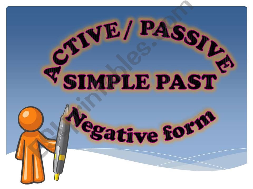 passive voice in simple past  powerpoint