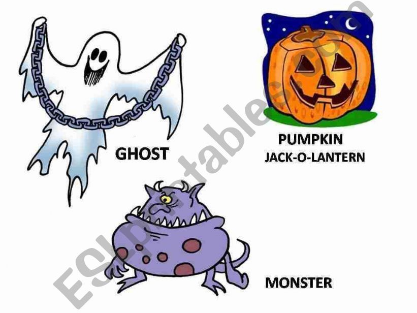 HALLOWEEN VOCABULARY powerpoint