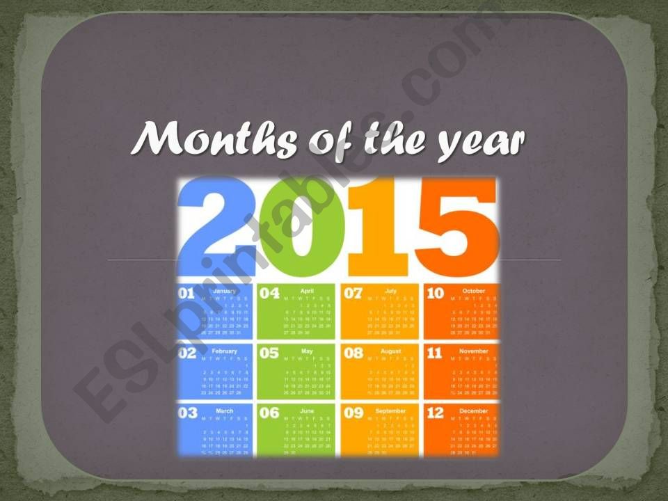 Months of the year- sudamerican context seasons