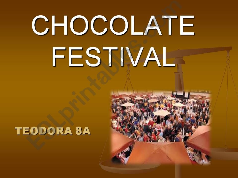 CHOCOLATE FESTIVAL powerpoint