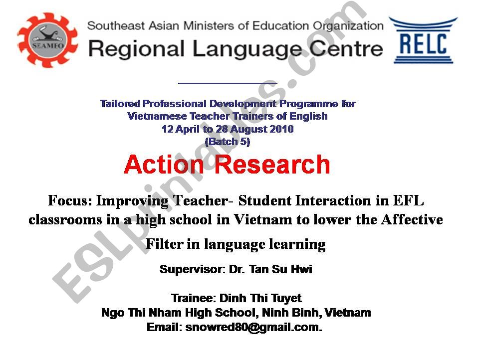 how to reduce affective filter in English learners