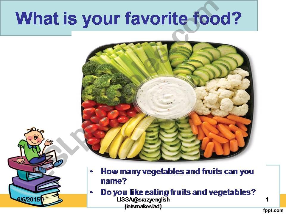 whats your favorite food powerpoint