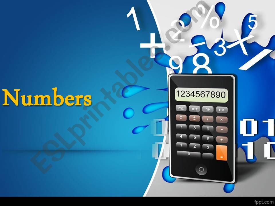 numbers powerpoint