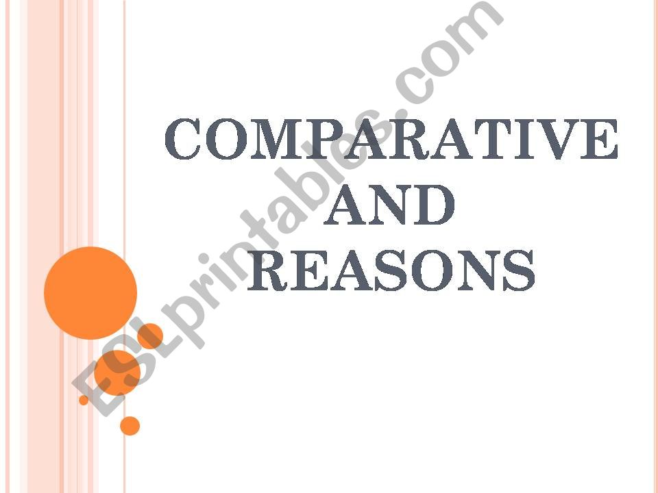 COMPARATIVES powerpoint
