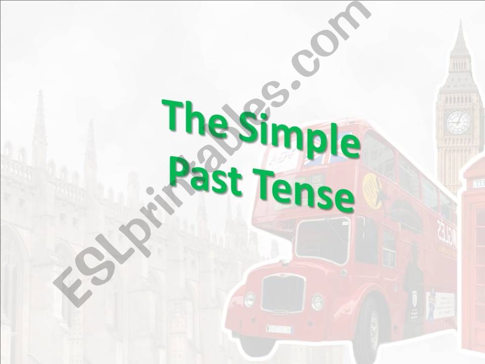 Simple Past Tense powerpoint