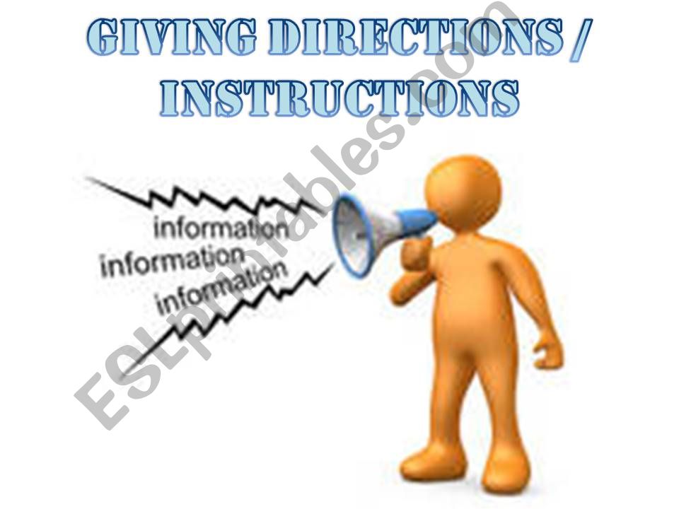 Giving Directions powerpoint