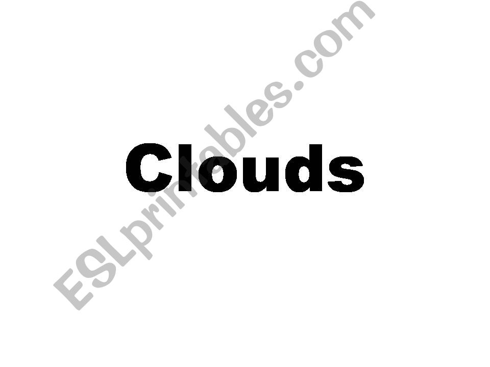 clouds powerpoint