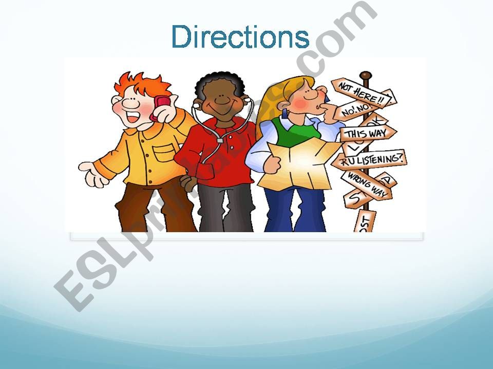 directionss powerpoint