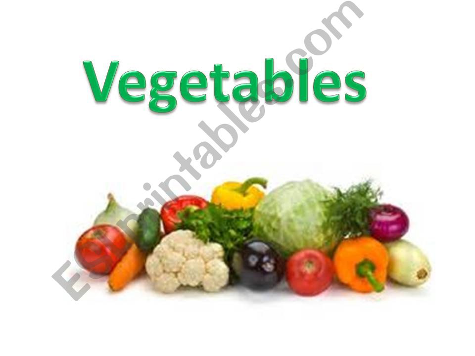 Vegetables powerpoint