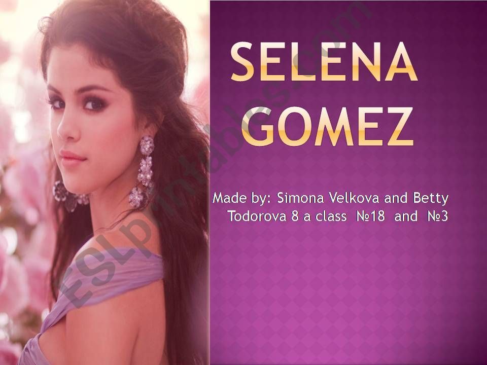 Selena Gomes powerpoint