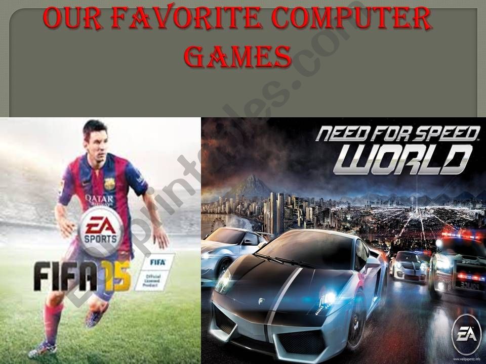 Computer games powerpoint