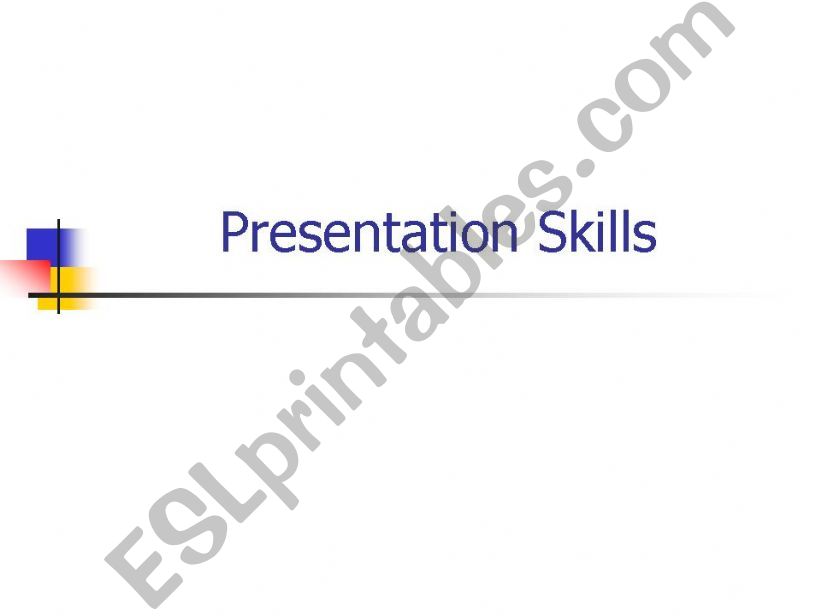 presentation skills powerpoint