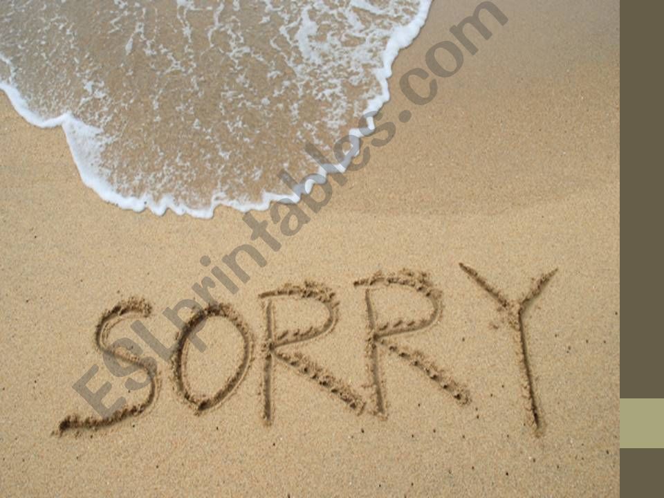 Apologize powerpoint powerpoint