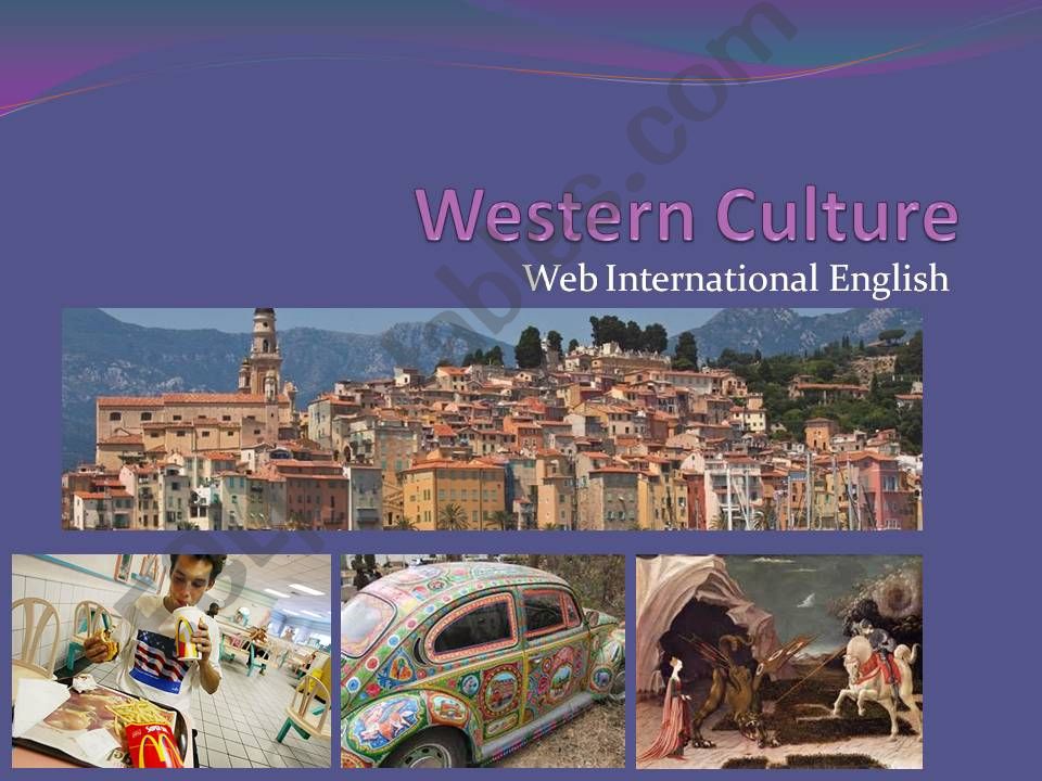 Western Culture versus Eastern Culture