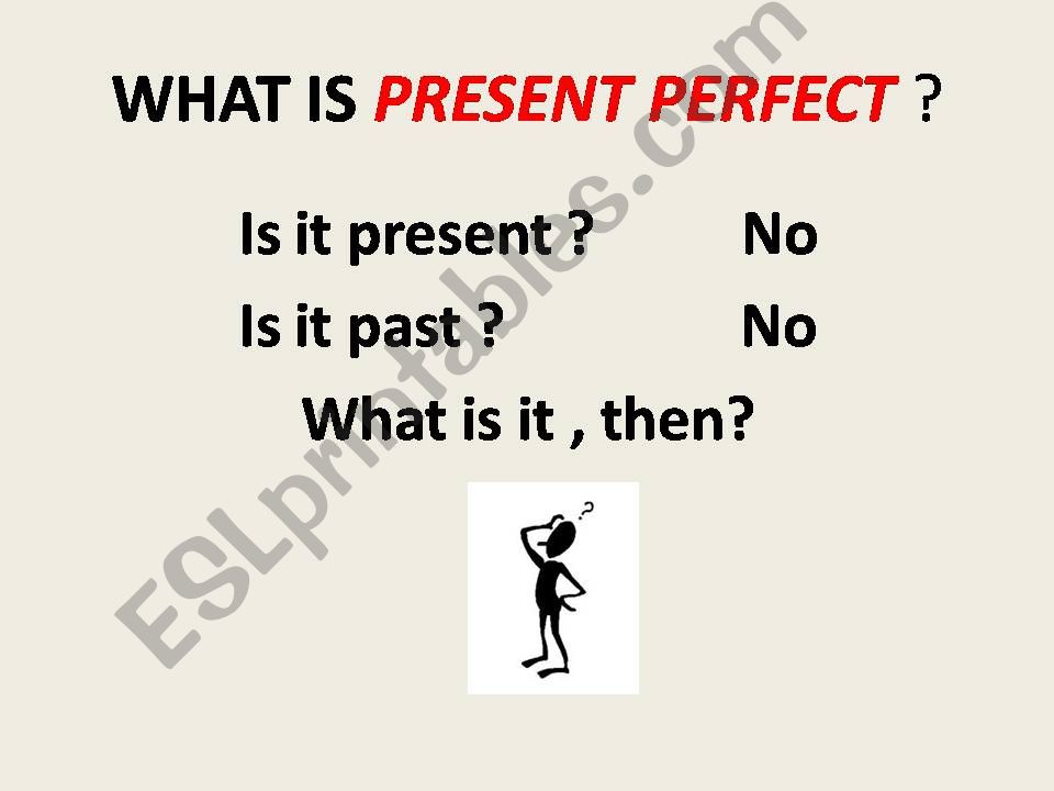 what is present perfect powerpoint