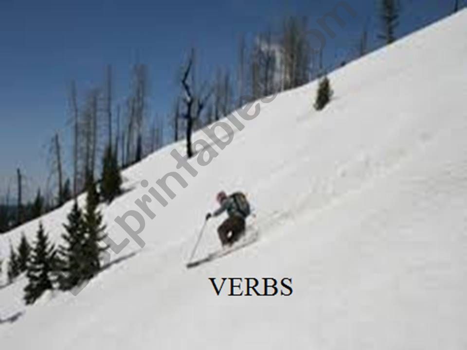 VERBS- PART III powerpoint