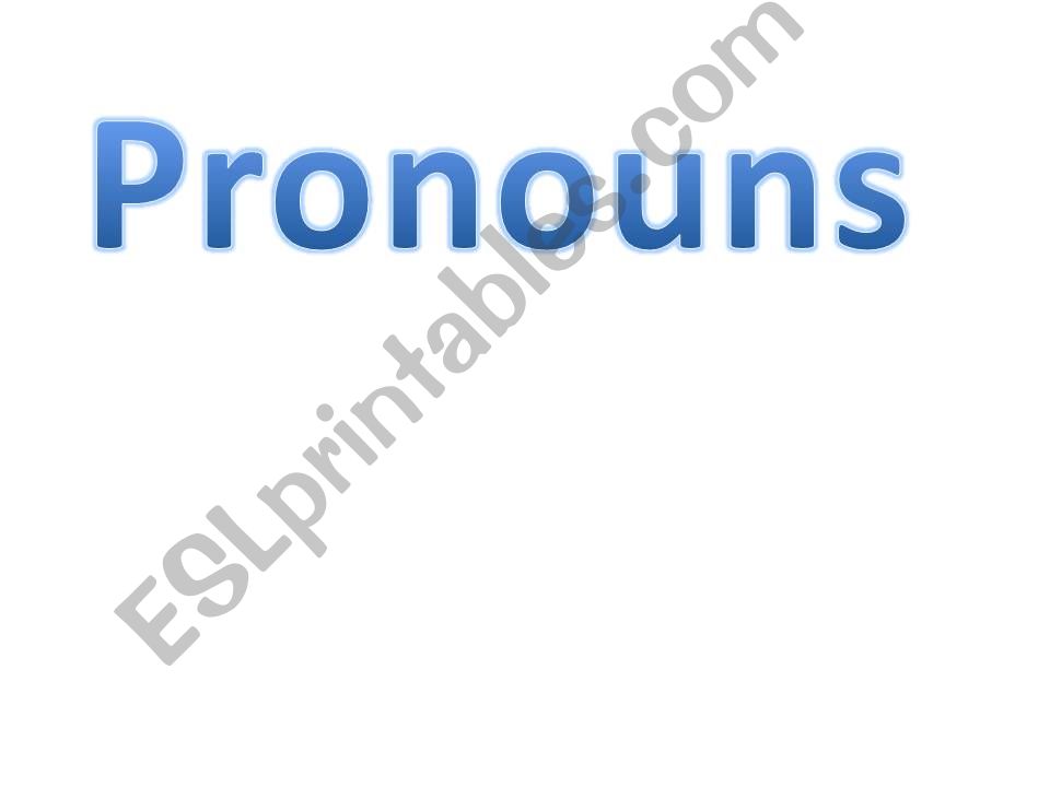 pronouns powerpoint