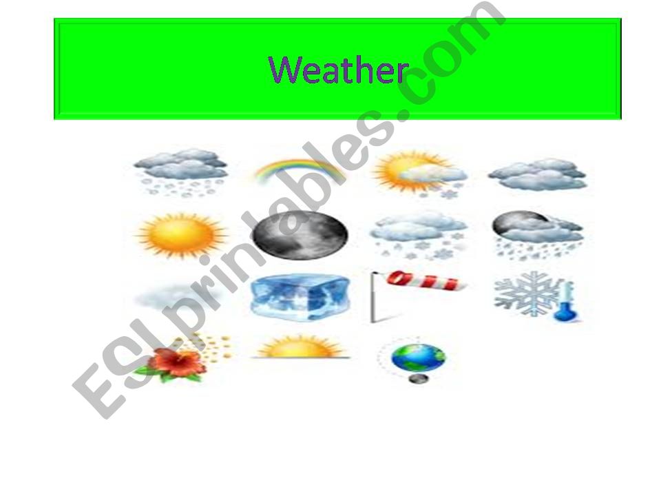 Weather  powerpoint