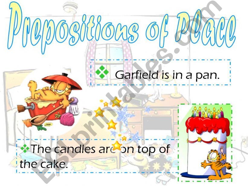 PREPOSITIONS OF PLACE - PART 2