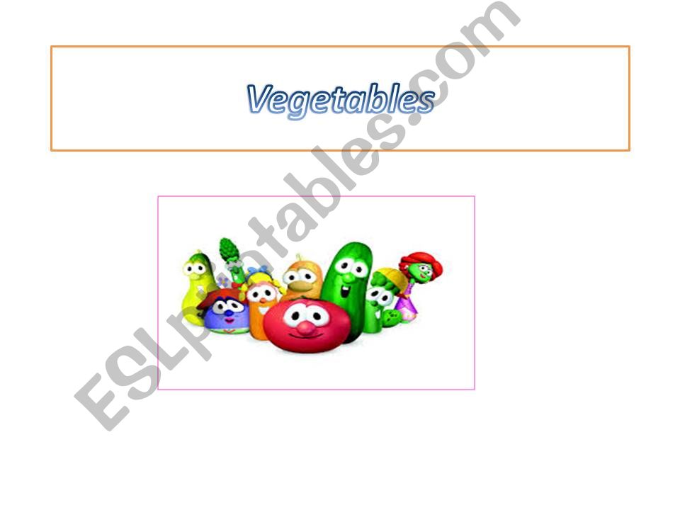 Vegetables  powerpoint