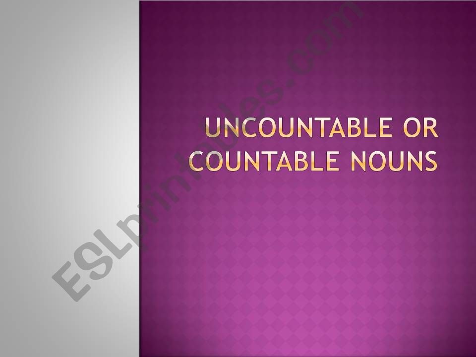Countable or Uncountable or Both 