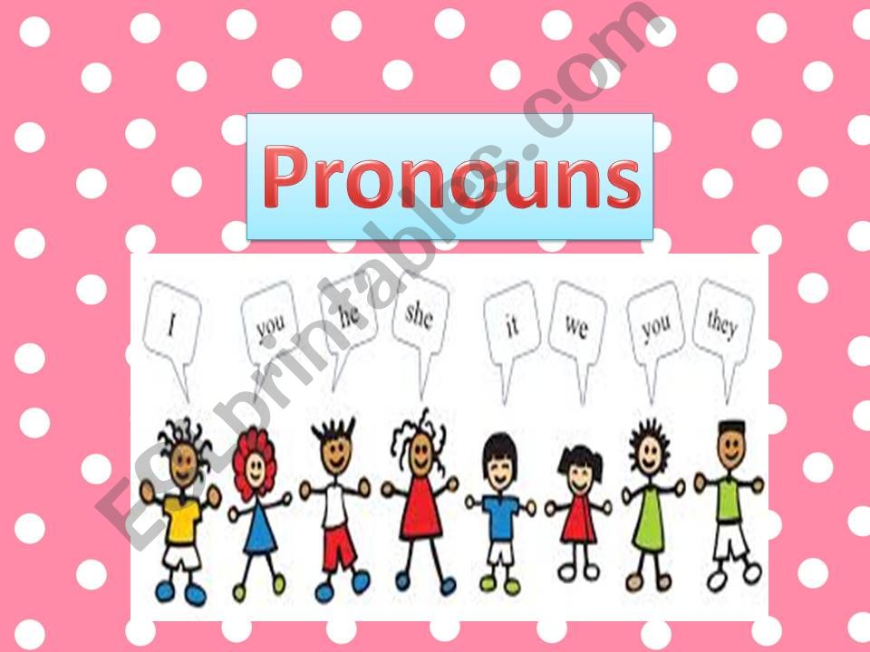  subject pronouns powerpoint