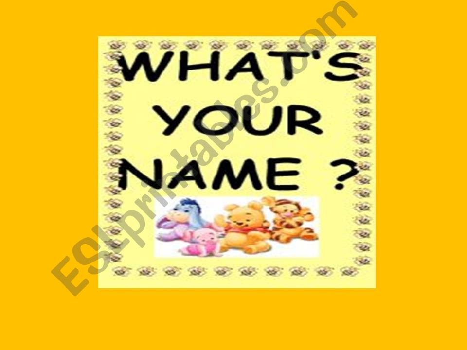 whats your name  powerpoint