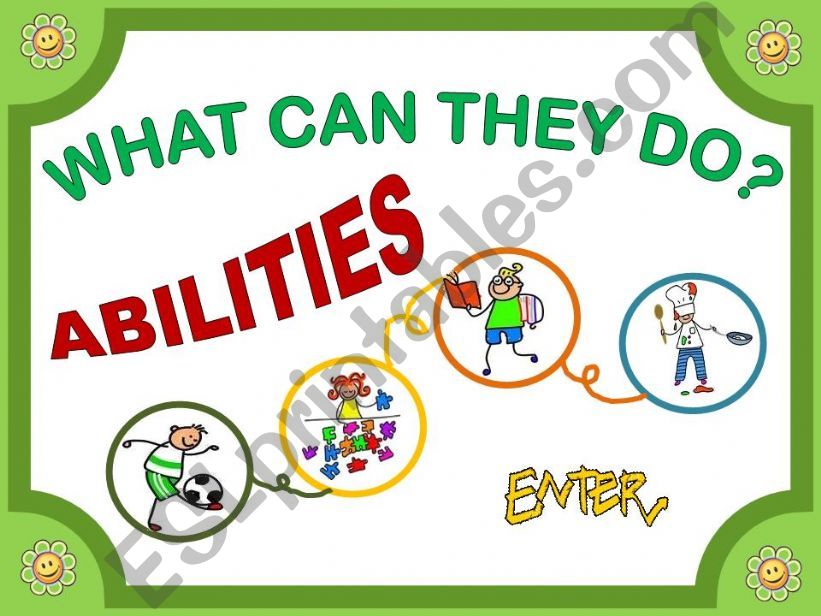 ABILITIES GAME powerpoint