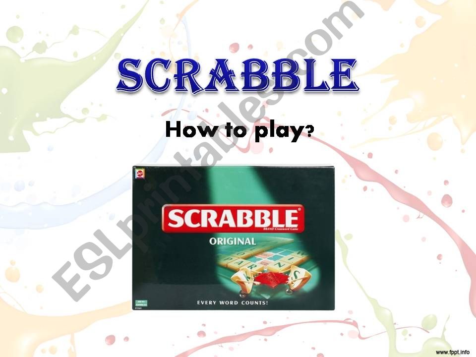 scrabble powerpoint