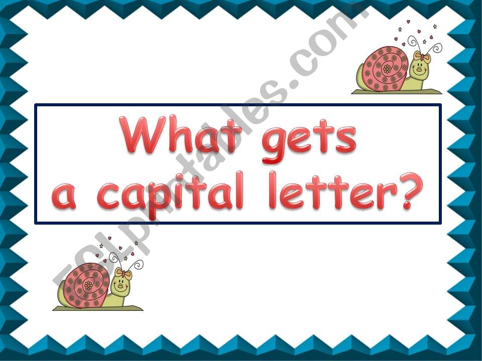Capital Letters powerpoint