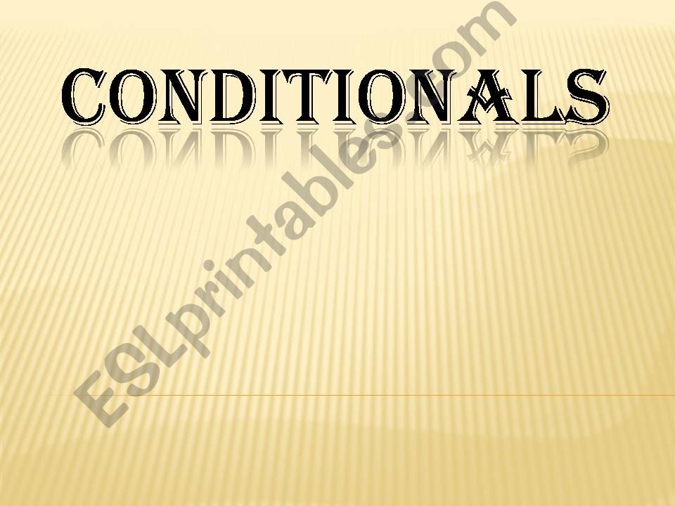 conditionals powerpoint